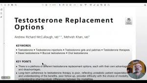 FDA testosterone products