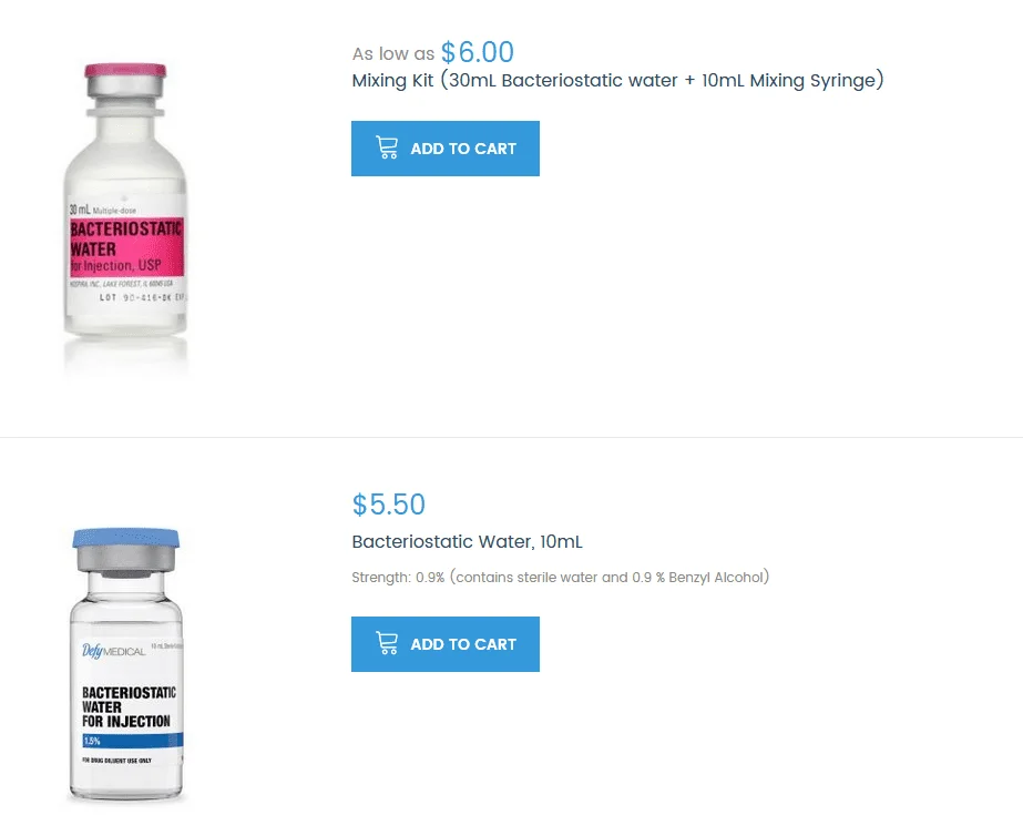 Where to Buy Bacteriostatic Water? Excel Male TRT Forum