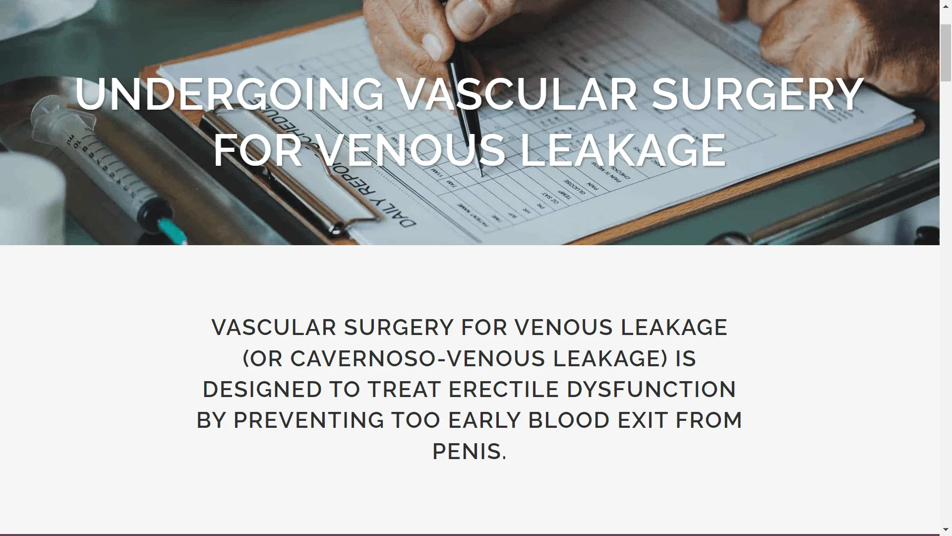 Venous leak in erectile dysfunction Excel Male TRT Forum