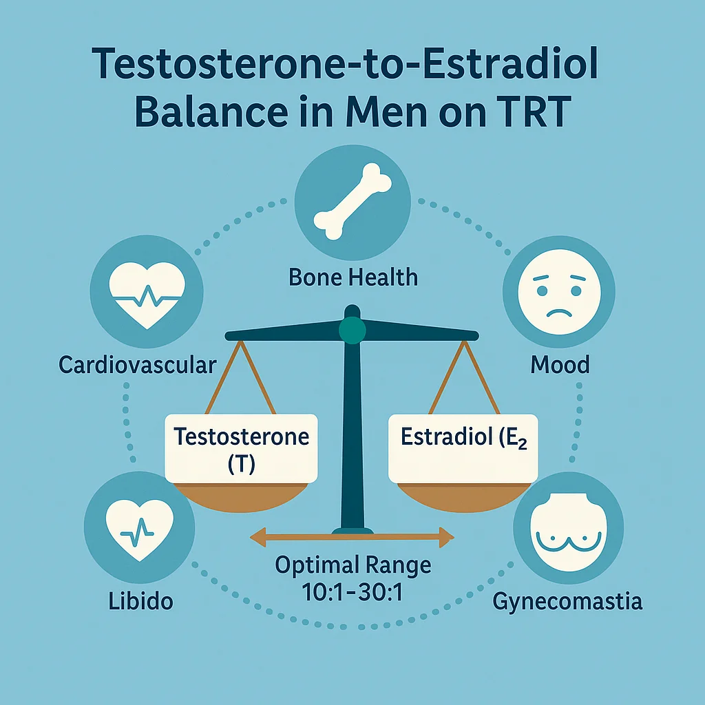 T/E ratio in men