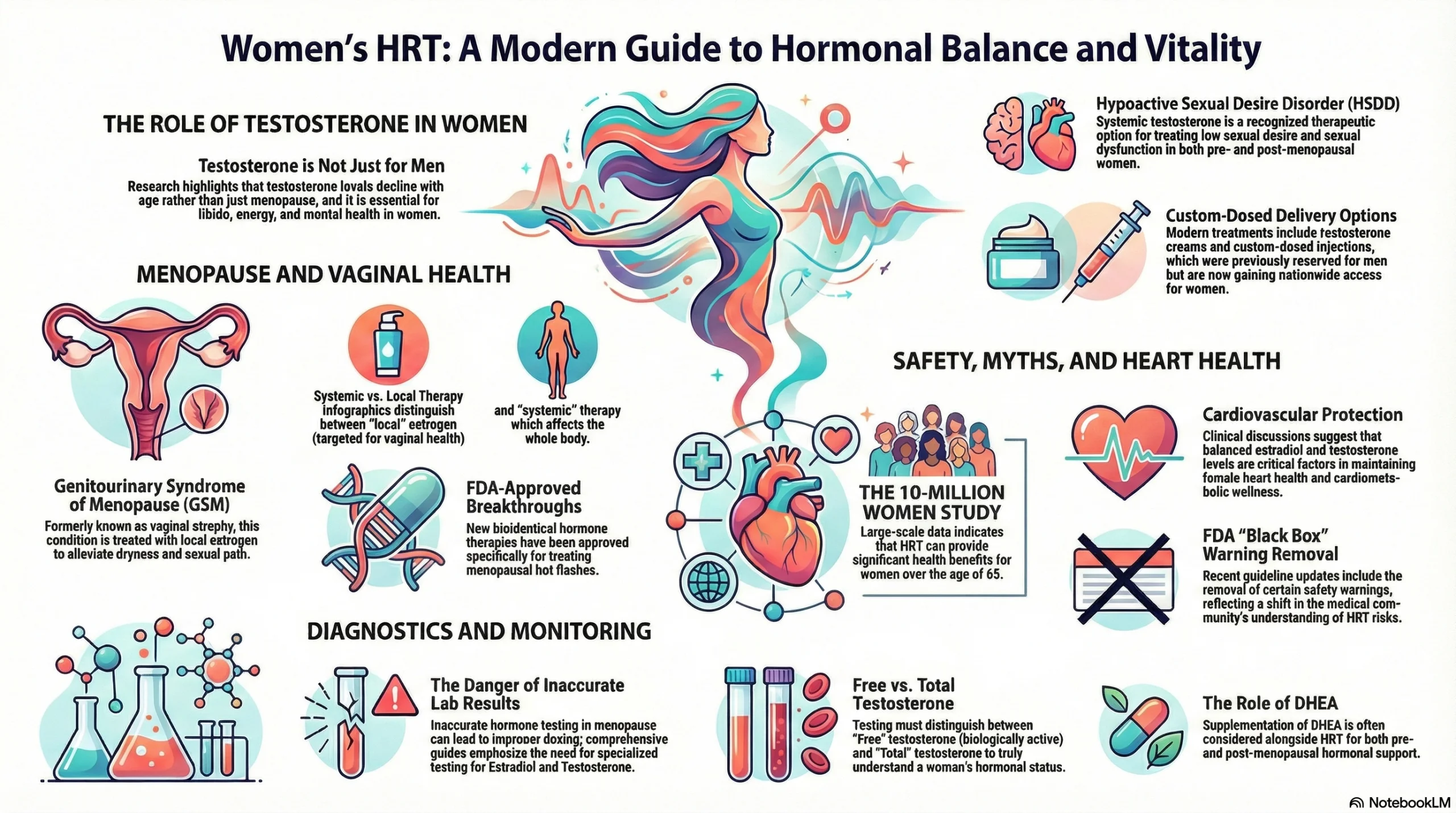 TRT and HRT in women infographics.webp