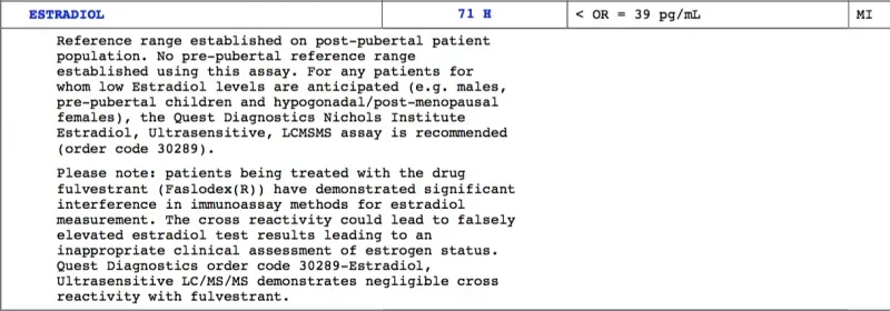 Estradial portion of labwork.webp