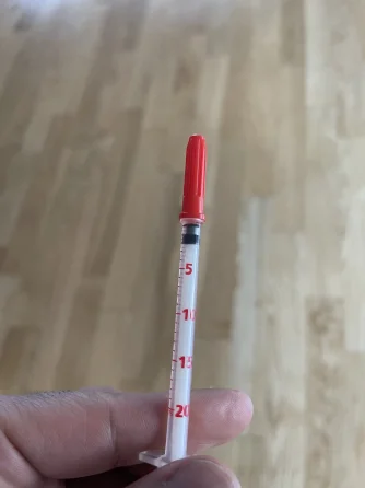 Measuring insulin syringe Excel Male TRT Forum