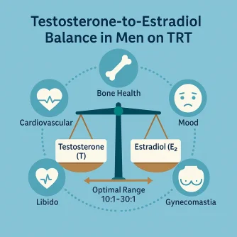 testosterone to estradiol ratio in men on TRT.webp