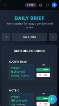 Stack Tracker Daily Brief Dose Log.webp