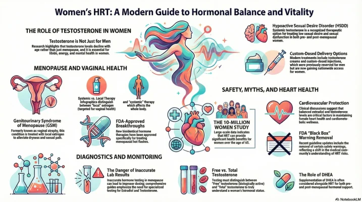 TRT and HRT in women infographics.webp