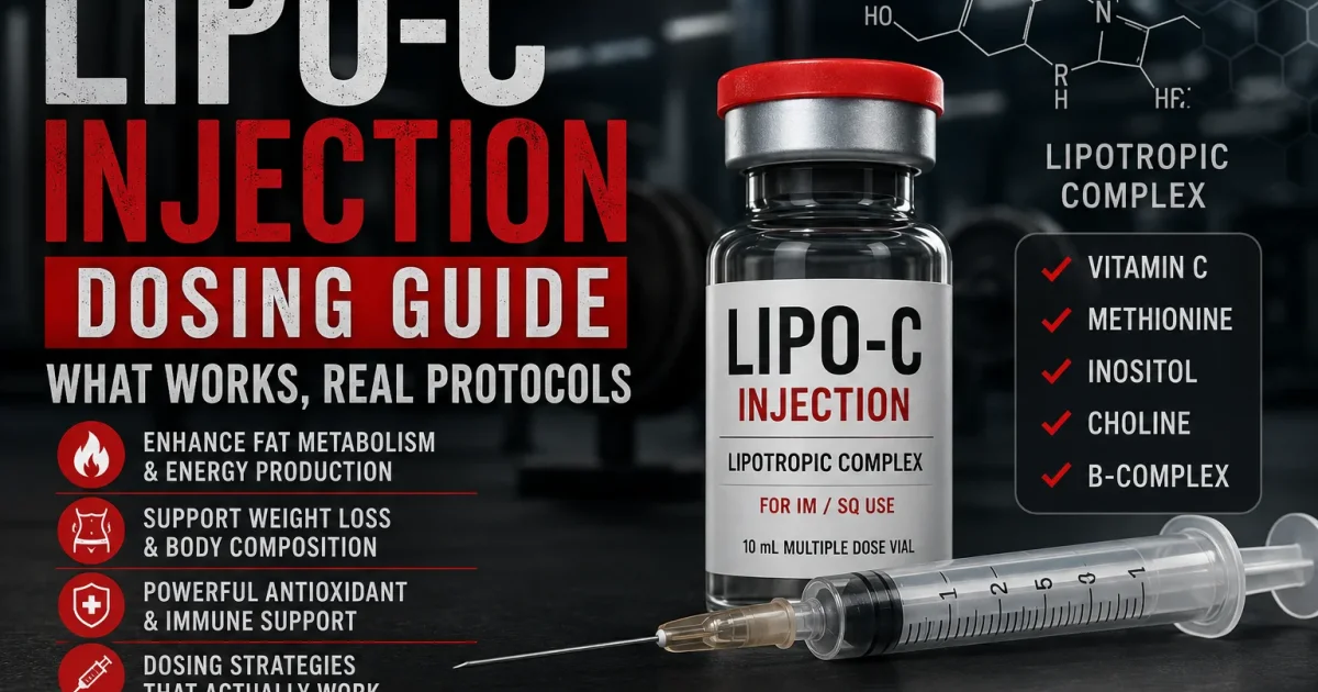 Lipo-C Injection Dosage Chart: How Much To Inject Per Week (mL & Units)