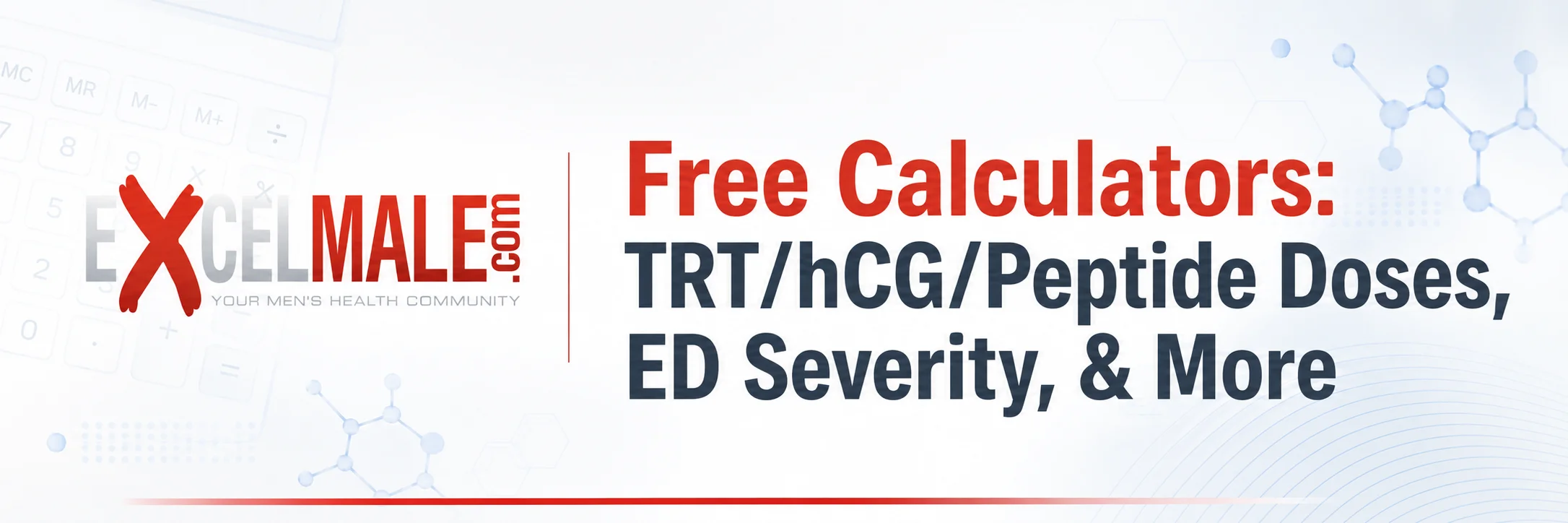 TRT hCG peptide calculator