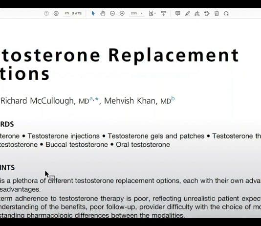FDA testosterone products